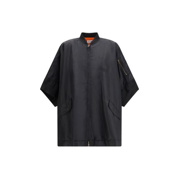 Mm6 Women Nylon Cape